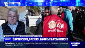 Stéphane Chérigié, secrétaire national à la CFE Energie, sur la grève des électriciens et des gaziers: "Nous n'avons jamais été entendus par le gouvernement"