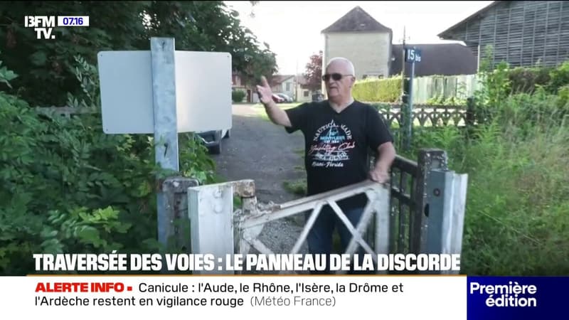 Aube: un panneau de la SNCF sème la discorde