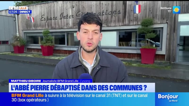 Abbé Pierre: une réunion publique à Cysoing pour renommer ou non la salle publique