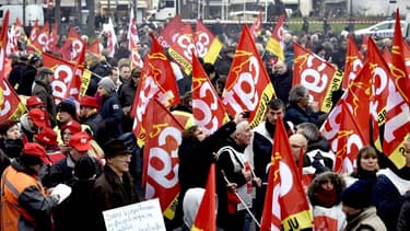 Un cortège de la CGT (image d'illustration)