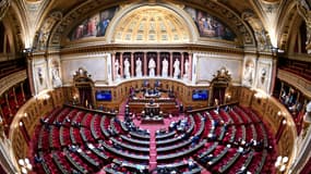 Le Sénat, à Paris, le 17 novembre 2022