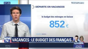 Vacances : le budget des Français