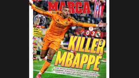La Une de Marca avec Mbappé le 26 janvier 2025