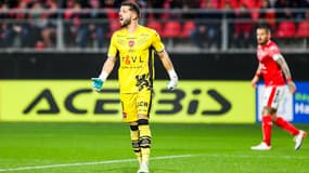 Gauthier Larsonneur avec Valenciennes le 15 octobre 2022