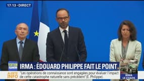 Edouard Philippe : "Quatre personnes décédées ont été retrouvées à Saint-Martin"