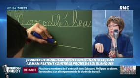 Pourquoi les enseignants manifestent-il aujourd'hui?