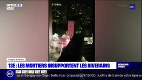 Colère dans le 13e, les habitants confrontés à des tirs de feux d’artifice quotidiens en direction des façades