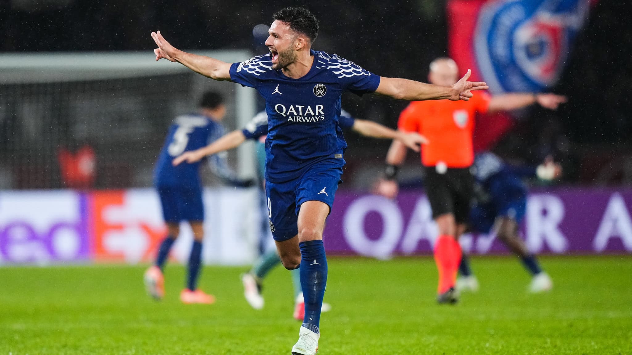 Gonçalo Ramos lors de PSG-Manchester City, le 25 janvier 2025 en Ligue des champions