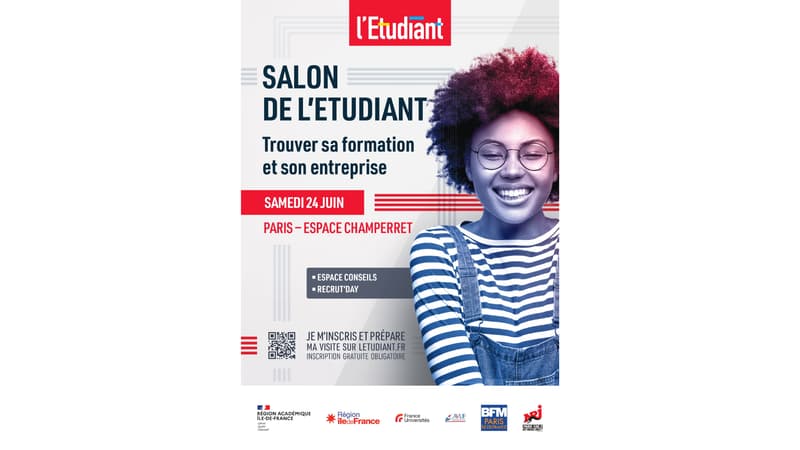 Le Salon de l'Etudiant de Paris en partenariat avec BFM Paris Ile-de-France