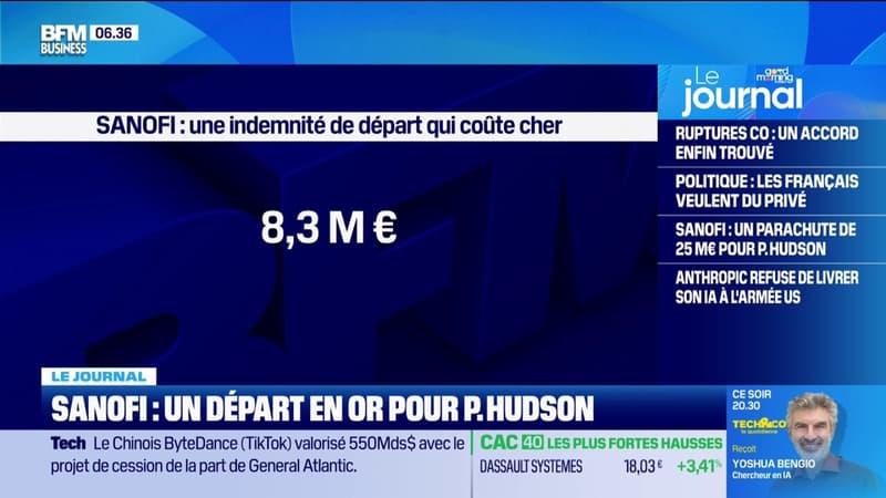 Sanofi : un départ en or pour son ancien directeur général