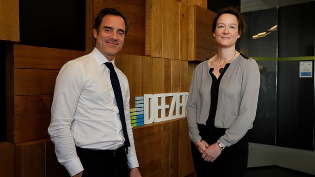 Alexis de Gemini, directeur général de Deezer, et Coralie Piton, directrice des produits culturels de la Fnac.
