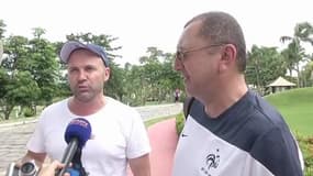 Football / Equipe de France / Le supporters tricolores confiants - 19/06