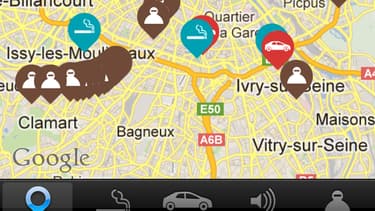 Capture d'écran de l'application "observer la loi"
