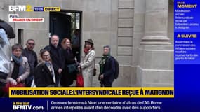 Mobilisation sociale: l'intersyndicale reçue à Matignon