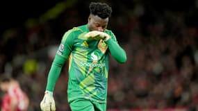 André Onana, gardien de Manchester United, le 26 février 2025