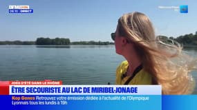 Job d'été : être secouriste au lac de Miribel-Jonage