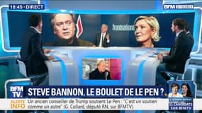 Steve Bannon, le boulet de Marine Le Pen ?