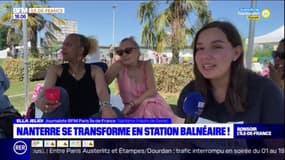 Nanterre se transforme en station balnéaire pour l'été