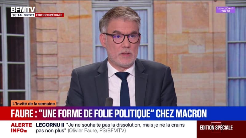 Appel entre Olivier Faure et Emmanuel Macron: le Premier secrétaire du PS indique que 