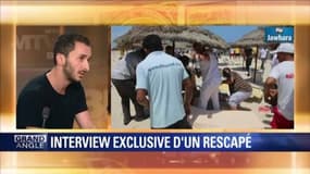 Attentat en Tunisie : un miraculé raconte la scène sur BFMTV