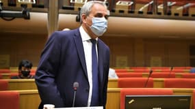 Le président des Hauts-de-France Xavier Bertrand, le 22 septembre 2020 au Sénat à Paris
