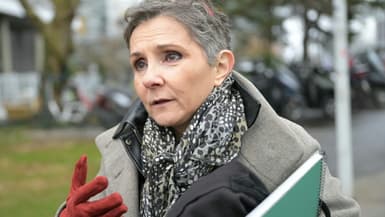 Béatrice Zavarro, l'avocate de Dominique Pelicot, au palais de justice de Nanterre, le 30 janvier 2025. (Photo d'archive)