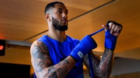 Tony Yoka avant son combat contre Carlos Takam en mars 2023