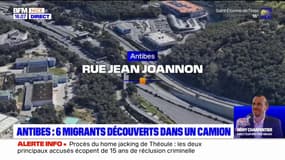 Antibes: six migrants découverts dans la remorque d'un camion