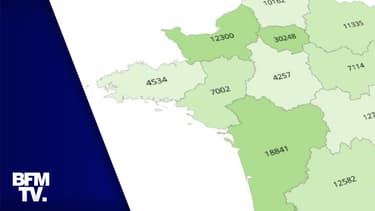 CARTE. Le nombre de personnes vaccinées en France, région par région