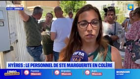 Incendie d'une clinique à Hyères: les employés, qui réclament le versement de leurs salaires, se sont réunis lors d'un CSE