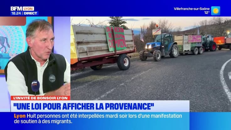 Michel Joux, le Vice-Président de la FRSEA Auvergne-Rhone-Alpes était l'invité de Bonsoir Lyon