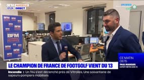 Démonstration en direct de footgolf avec le champion de France Cédric Bonnot