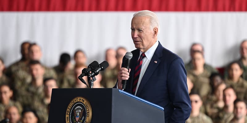 Joe Biden, le 11 septembre 2023 en Alaska