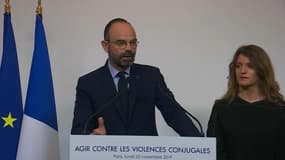 Edouard Philippe au côté de Marlène Schiappa