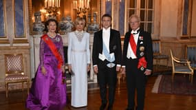 Le couple présidentiel a participé ce mardi 30 janvier 2024 à un dîner d'Etat en Suède