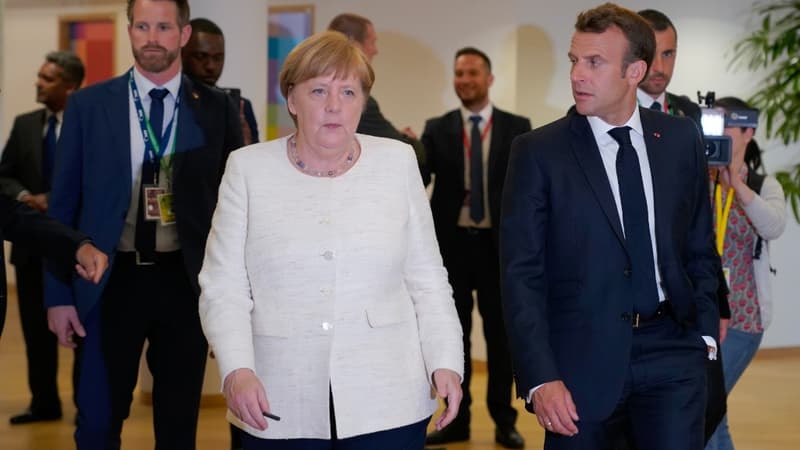 Angela Merkel et Emmanuel Macron au Conseil européen de Bruxelles, le 20 juin 2019
