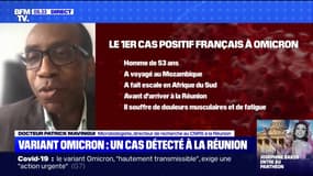 Premier cas Omicron à La Réunion: le patient "n'a pas un état de santé dégradé" assure le Dr Patrick Mavingui
