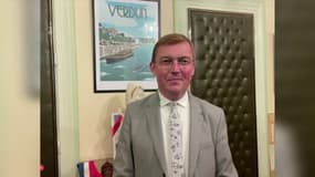 Le maire divers gauche de Verdun Samuel Hazar sur BFMTV le 11 octobre 2024