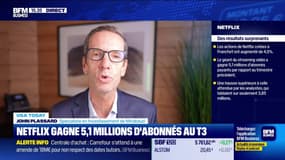 Netflix gagne 5,1 millions d'abonnés au T3