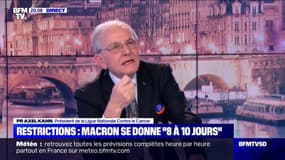 Pr Axel Kahn sur les restrictions: "On s'habitue à une situation qui n'est pas tolérable"