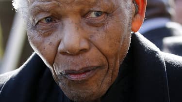 L'ancien président sud-africain Nelson Mandela.