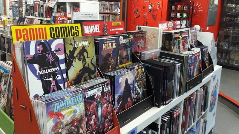 La boutique Central Comics située à Paris 12e , près de Cour Saint-Émilion