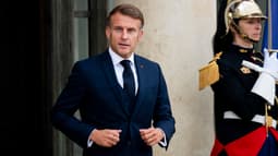Le président Emmanuel Macron à l'Élysée le 16 septembre 2025 