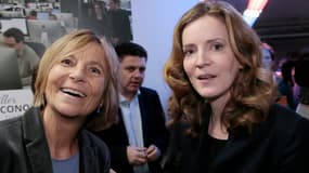 Nathalie Kosciusko-Morizet, ici avec la co-présidente du MoDem Marielle de Sarnez, a trouvé un accord avec le MoDem et l'UDI.