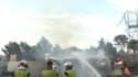 Les pompiers continuent de lutter contre les flammes ce jeudi matin, aux portes de la commune des Pennes-Mirabeau.