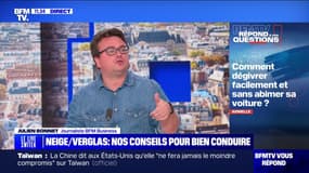 Neige/verglas: comment conduire sur une route glissante? BFMTV répond à vos questions