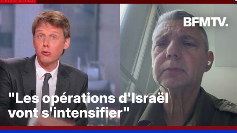 Olivier Rafowicz, porte-parole de l'armée israélienne, s'exprime au sixième jour de la guerre