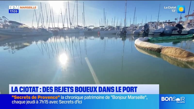 La Ciotat: des rejets d'eau boueuse dans le port, les riverains exaspérés 