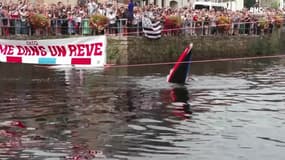 JO 2024 / Canoë : Grosse ambiance à Quimperlé pour fêter la médaille d'or de Gestin