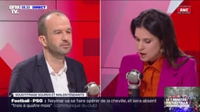 Réforme des retraites: pour Manuel Bompard, Emmanuel Macron "se planque, se cache" 